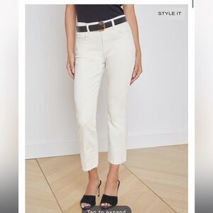 L’Agence Sada Slim-Leg Cropped Jean Size 31
